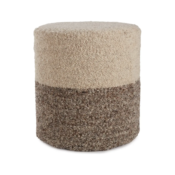 Folke Pouf in Oatmeal/Partridge