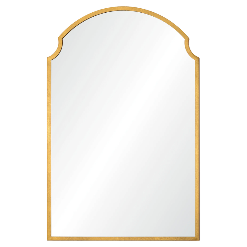 Christine Mirror with Gold Leaf Frame