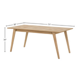 Colton Small Dining Table w/out Brass