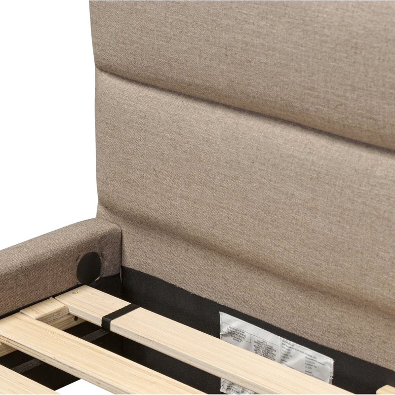 Daphne Bed in Alcala Taupe
