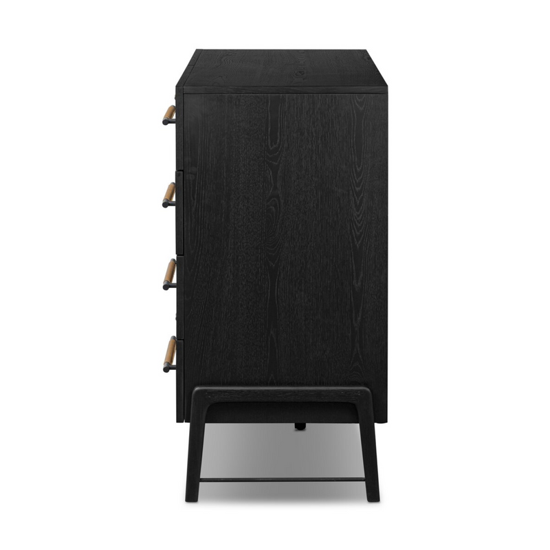 Rosedale 8 Drawer Dresser in Ebony Oak Veneer