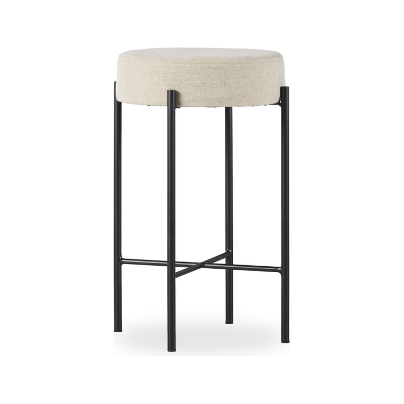 Nocona Stool in Savile Flax