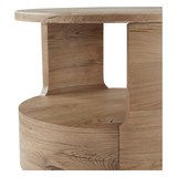 Matheus End Table in Natural French Oak