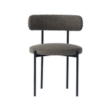 Cleo Dining Chair in Brown Boucle