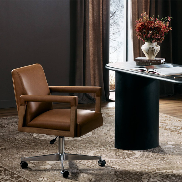 Reuben Desk Chair in Sierra Butterscotch