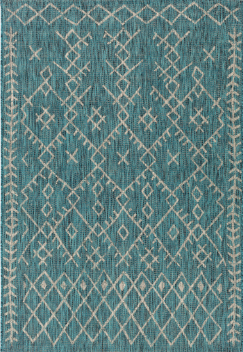 Eagean Aqua Area Rug