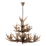 Layered Antler Chandelier in Natural | 42.5''