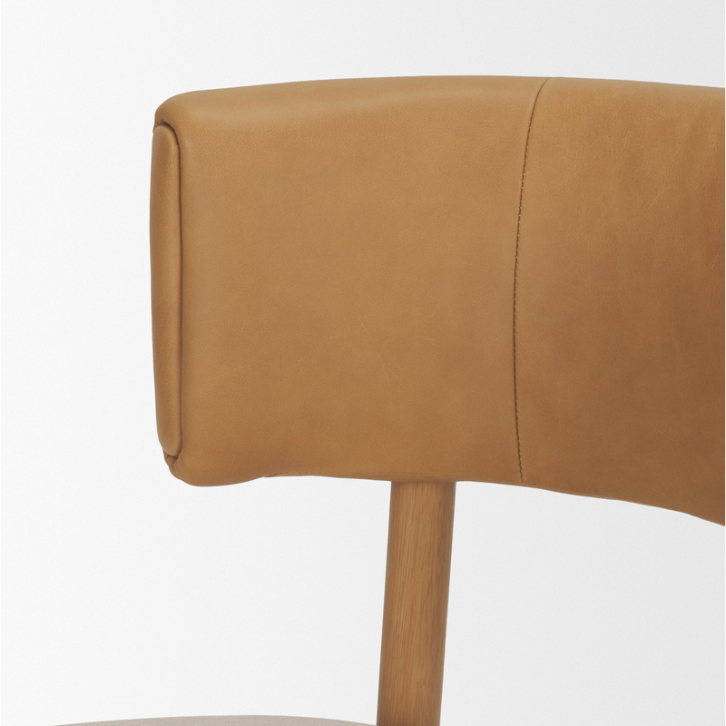 Motley Dining Chair in Tan/ Cream
