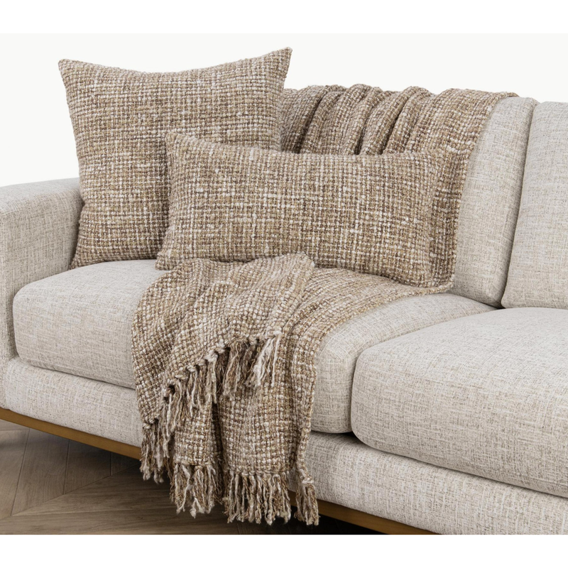 Porter Cushion in Natural/Ivory