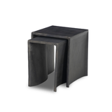 Sonya Outdoor End Table - Distressed Bronze