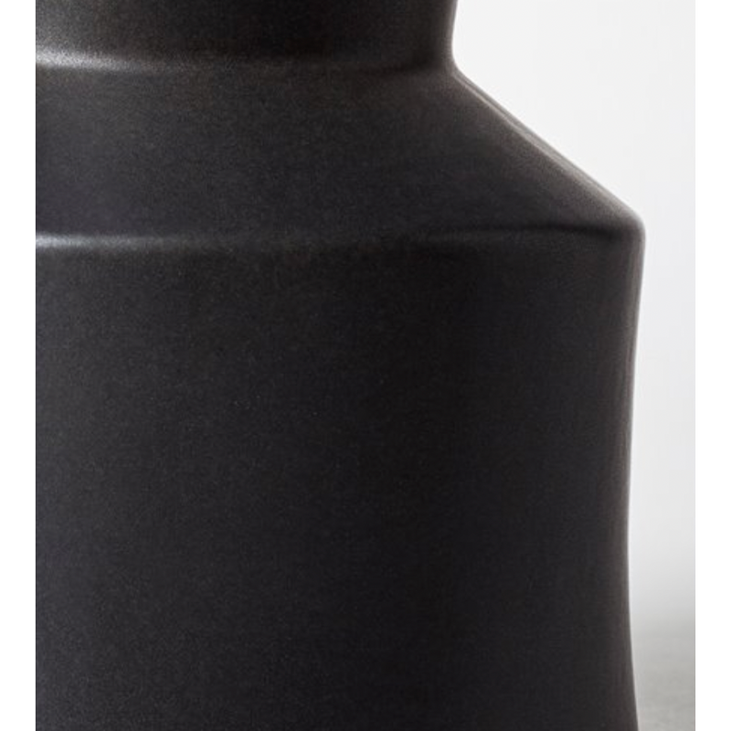 Laforge Black Ceramic Vase Small