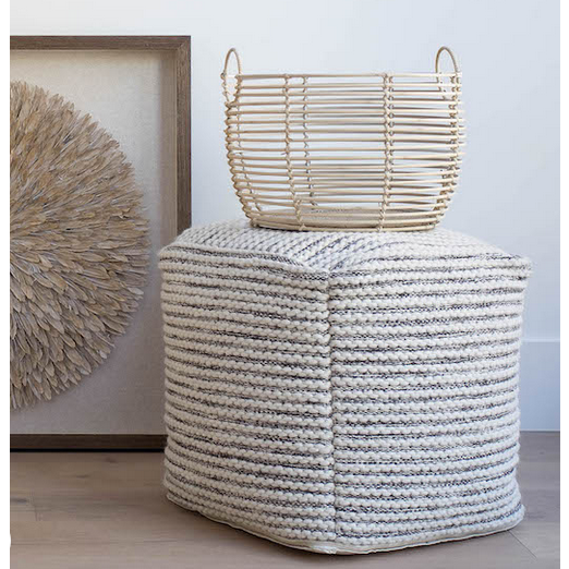 Bohemian Peek Pouf