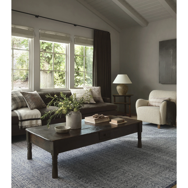 Zuma Area Rug - Denim/Ivory