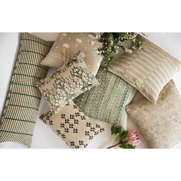 Bloom Cushion - Olive