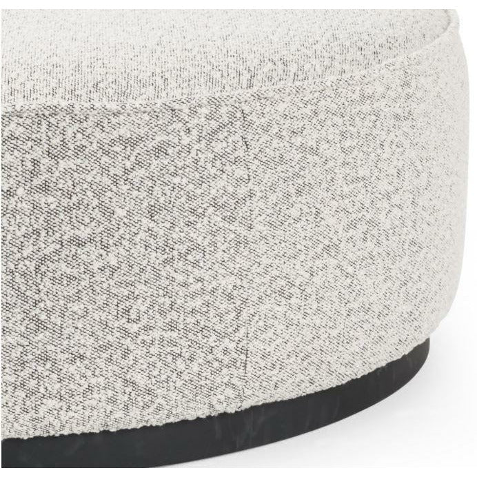 Sinclair Round Ottoman - Large - Knoll Domino