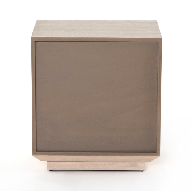 Journey Nightstand in White Mahogany