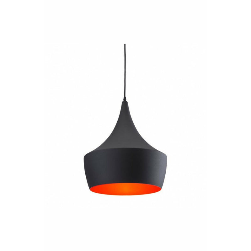 Copper Ceiling Lamp, Matte Black