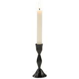 Zora Forged Candlestick Gunmetal