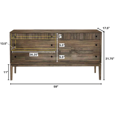 West Dresser 6 Drawers