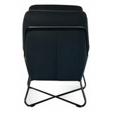 Romeo Lounge Chair - Dark Grey Velvet