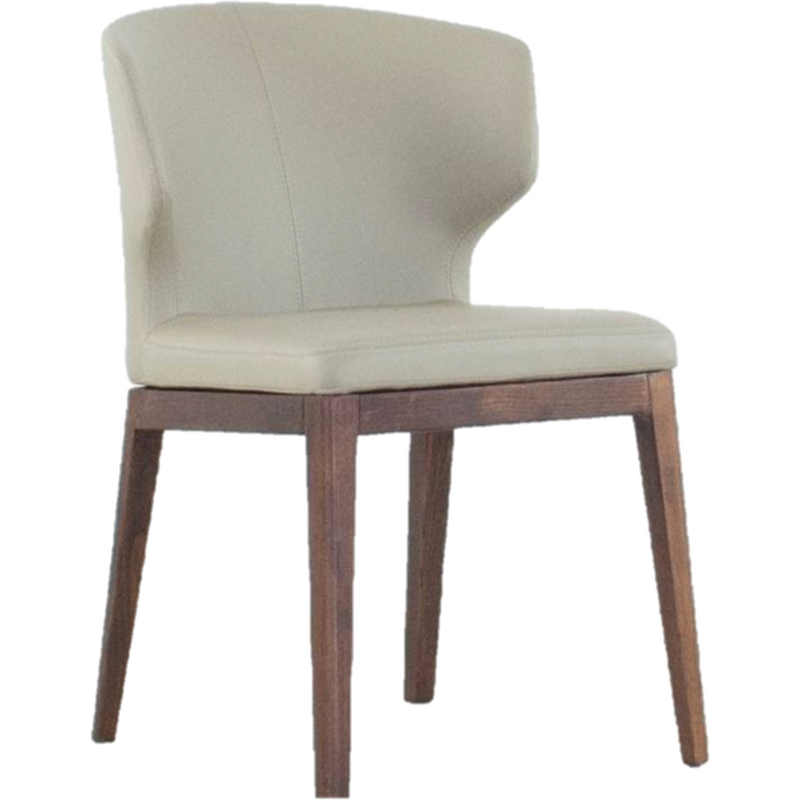 Heather Leatherette Wood Dining Chair - Solid Ash