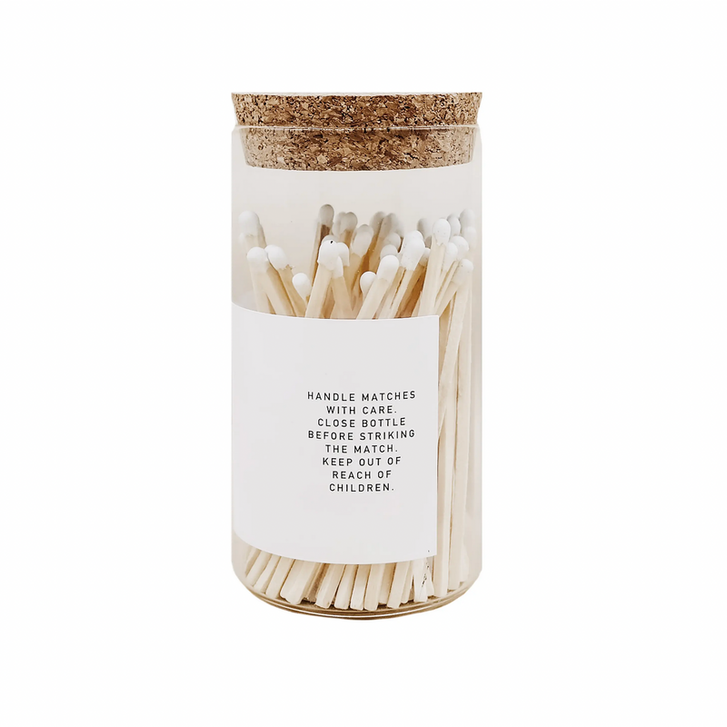 Medium Hearth Matches - White - 100 Count