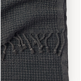 Stonewashed Waffle Hand Towel - Charcoal