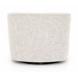 Mila Swivel Chair in Brazos Dove