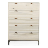 Trey 5 Drawer Dresser in Dove Poplar