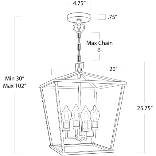 Hampton Outdoor Lantern