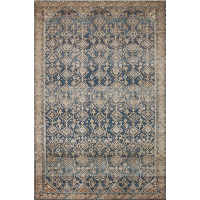 Lenna Indigo & Natural Area Rug