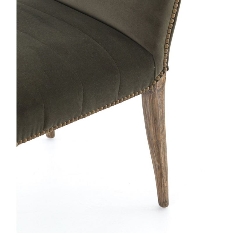 Nate Dining Chair - Velvet Loden