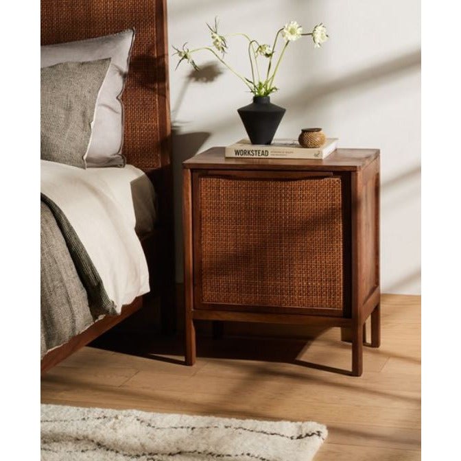 Sydney Nightstand - Brown Wash