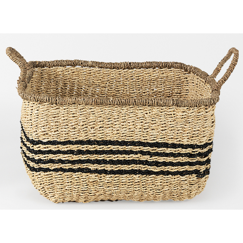 Emma Black Stripe Baskets