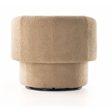 Tybalt Swivel Chair - Sheepskin Camel