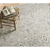 Zuma Area Rug - Silver/Sky