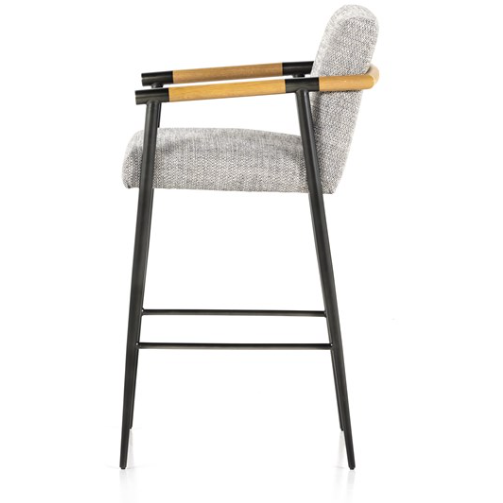 Rowen Bar Stool in Thames Raven