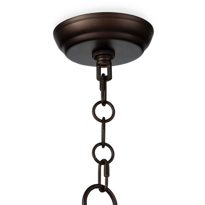 Dutch Glass Pendant - Rubbed Bronze