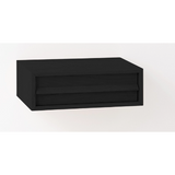 Marcel Single Drawer Floating Nightstand in Black Oak