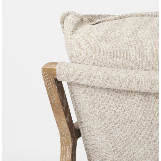 Brayden Accent Chair Beige Fabric