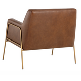 Cybil Lounge Chair - Vintage Caramel Leather