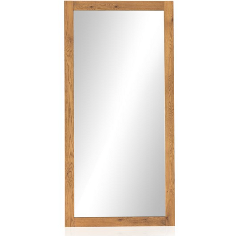 Pickford Floor Mirror-Dusted Oak Veneer