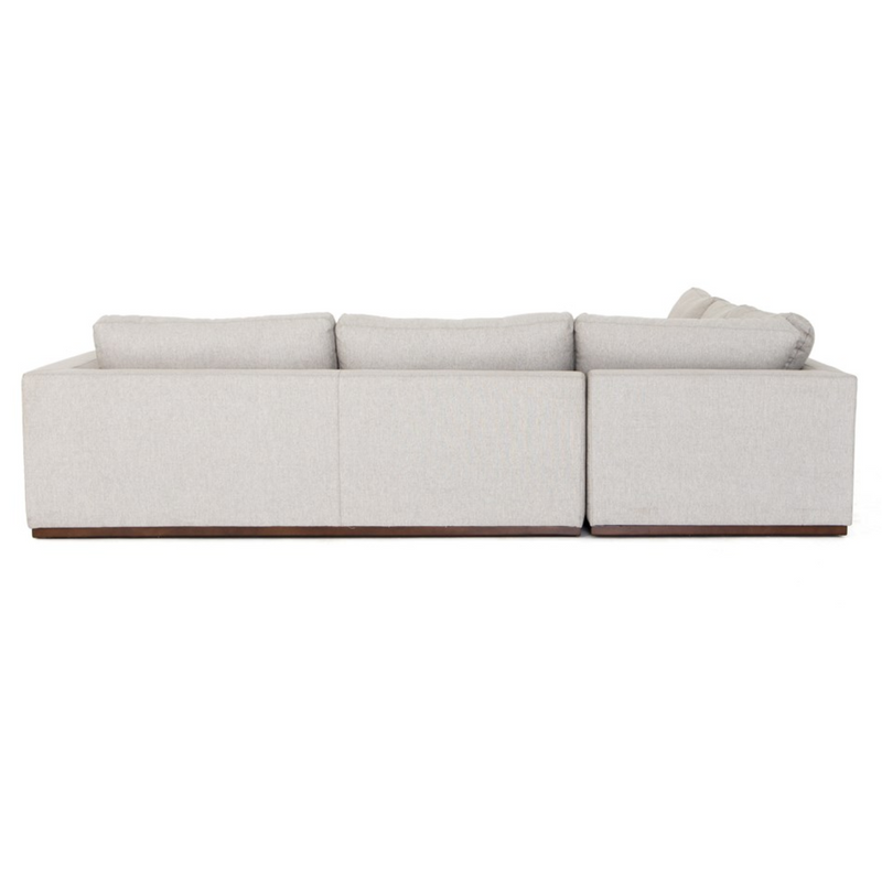 Colt 3 Piece Sectional - Aldred Silver