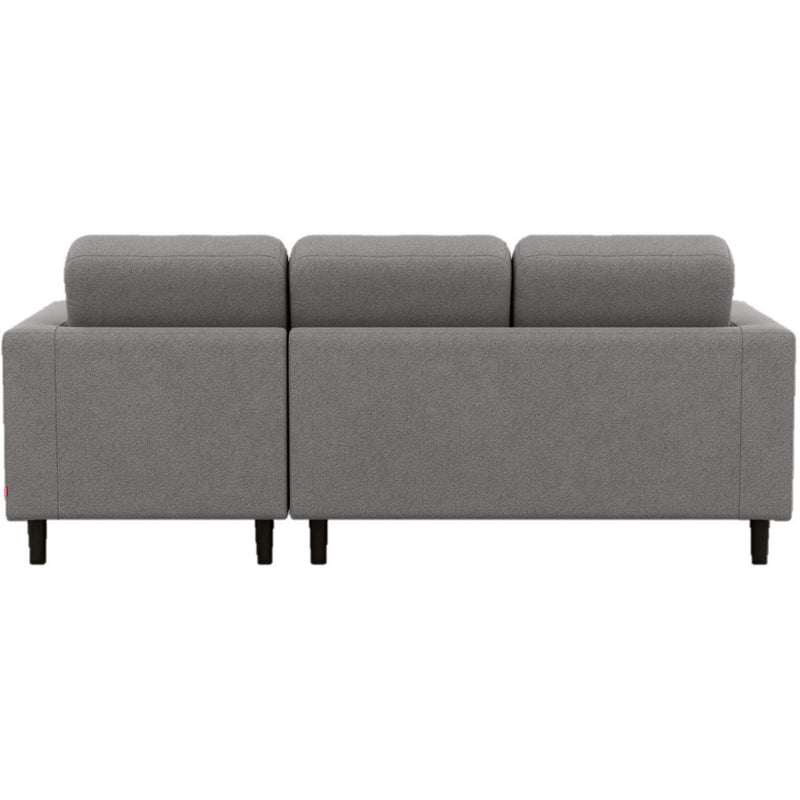 Solo 2 piece sectional sofa with right hand chaise - Mila Grey