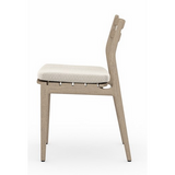 Atherton Outdoor Dining Chair in Brown/Sand