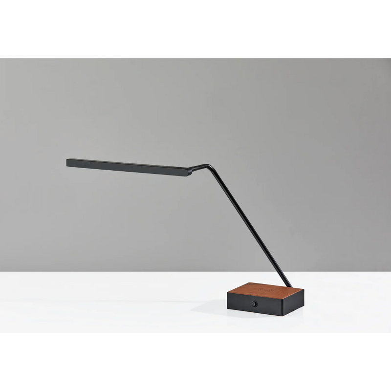 Sawyer LED Charging Desk Lamp in Black