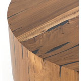 Hudson Round End Table - Natural Yukas