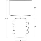 Maya Metal Table Lamp