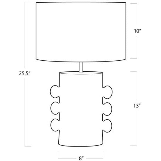 Maya Metal Table Lamp