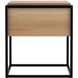 Oak Monolit Bedside Table